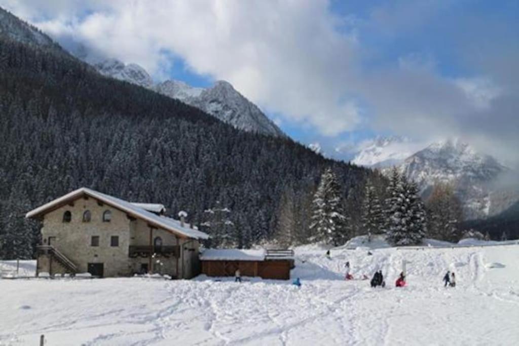 Chalet Rustico Bertolini Per Gruppi! Villa Vermiglio Dış mekan fotoğraf