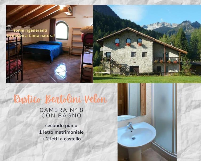 Chalet Rustico Bertolini Per Gruppi! Villa Vermiglio Dış mekan fotoğraf